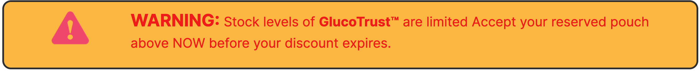 GlucoTrust - WARNING